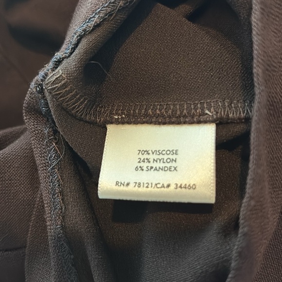 Eileen Fisher Ponte Knit Pants Women’s Size M Pull On Elastic Waist Stra… - Picture 7 of 9